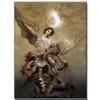 Pittura a diamante rotonda quadrata saint michael archangel ricamo diamante ricamo 5d rhinestone a mosaico intarsio intarsio