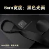 Neck Ties Black knot free tie men easy to pull work students lazy zipper easy to pull solid color tie mens fashion Q240410