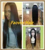 11b24Natural Color Silky Straight 100 Human Hair Full Lace wig front lace wig with baby hair 130 density on Christma3422671