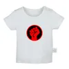 Power Fist Daddy of Mommy and Me Design pasgeboren baby T-shirts peuter grafische vaste kleur korte mouw T-shirt tops