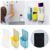 Boîte en plastique magnétique maison de rangement réfrigérateur boîte de cuisine gadgets porte-gadgets boîtier bureau de tableau blanc crayon organisateur de stylo