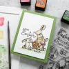 Frohe Ostern Neue Baby Tee Zeit Spaß süße freundliche Mäuse Kaninchen klare Briefmarken für DIY Scrapbooking Paper Cards Crafts 2021 Neu