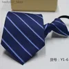 Neck Ties Mens easy to pull casual ZIPPER TIE new Korean professional formal dress convenient lazy tieQ