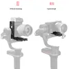 Accessories Quick Release Vertical L Qr Plate Gimbal Bracket 1/4 Mount for Zhiyun Crane 2 3 Weebill S for Dji Moza Handheld Stabilizer