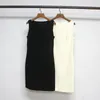 Casual Dresses 2024 Summer Sleeveless Women's Dress Solid Color Slim All-match Commuter For Female