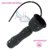 Pênis plug plug vibrador uretral cateter som vibradores