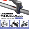 Motorcykelcykeltelefonhållare Stand Justerbar support Moto Bicycle Styrbar Monteringsfäste för iPhone 14 13 12 Samsung Xiaomi LG