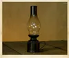 Candle Holders European Style Glass Iron Lantern Kerosene Lamp Candlestick Home Furnishing Decoration Creative Sconce