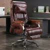 Floor Office Chair Vintage Adjustable Gamer Glides Replacement Oversized Backrest High Chairs Leather Chaises Armrest Furniture