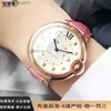 Luxury Fine 1to1 Designer Watch Carter Watch Womens Blue Balloon Series 18K Rose Gold Automatic Mécanical Watch Classic Fashion Chronograph Watch