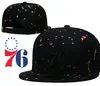 American Basketball "76ers" Snapback Hats 32 Teams Luxury Designer Finales Champions Locker Casquette Sports Hat Strapback Snap Back Adjustable Cap A4