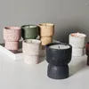 Titulares de velas Cimento simples Casa vazia Copo Diy Artesanato de alto valor