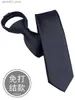 Nekbladen zwarte knoop gratis die die mannen gemakkelijk te trekken werk studenten luie rits gemakkelijk te trekken vaste kleuren tie heren fashionq