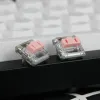 Keyboards Kailh Choc Pink Switch low profile Switch Chocolate Mechanical Keyboard Switch RGB SMD Silver stem linear hand feeling