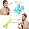 Face Massager 1Pcs Flower Shape Facial Massager Roller Manual Face-lift Neck Slimming Relaxation Anti Wrinkle Beauty Tools Skin Care Health 240409