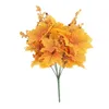 Flores decorativas Rama artificial falsa Detalle realista Realista Planta de decoración del día de Acción de Gracias
