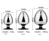 Grote anale plug roestvrijstalen soild anus trainer gladde kontstopperanalen uit uitbreiding van simulatietaalspeelgoed voor paren3160754