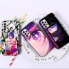Anime Oshi No KO AI Téléphone Case pour Samsung A91 A81 A73 A72 A71 A30S A20 A12 A13 A52 A53 4G 5G Black Soft Phone Cover Funda