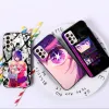 Anime Oshi no Ko Ko AI Telefono Custodia per Samsung A91 A81 A73 A72 A71 A30S A20 A12 A13 A52 A53 4G 5G Black Soft Telephone Cover Funda