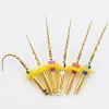 Dental Super Gold Pro Flexible Rotary Files Golden Heat Activé des fichiers endodontiques Root Canal Outils pour le dentiste