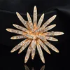 Broche high-end gevoel niche mode zonnebloem strass jas voortreffelijke en veelzijdige borstbloemkledingaccessoires pin accessoires