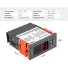 Digitaltemperatur Controller STC-8080A+ Kühlschrank-Thermostat zum automatischen Abtrustieren des Kühlschranks mit NTC-Sensorsonde