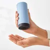 Vloeibare zeepdispenser 2 stks handleiding 240 ml grote capaciteit shampoo douchegel container keuken badkamer accessoires