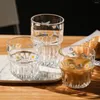 Vinglasglasögon Glasvaror Juice Clear Glass Cup Mason Jar Mug Coffee Transparent Home Water Exquisite American Latte