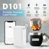 Niimbot D101 Mini Label Maker 12-25mm Printing Width Wireless Bluetooth Printer Handheld Sticker Home Portable Barcode