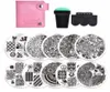 10 Nail Plates 1 Stamper 1 Scraper Storage Bag Nail Art Image Stamp Stamping Plates Manicure Template Nail Art Tools1258561