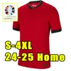 2024 25 Portugalskie koszulki piłkarskie mężczyzn Kit Kit Ronaldo Joao Felix Home Away Football Shirt Bernardo Camisa de Futebol pełny zestaw gracz dla dorosłych dziecko 3xl 4xl