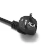 Câble de cordon d'adaptateur de fiche de chargeur à 3 broches d'ordinateur portable universel pour HP Dell Toshiba Sony Asus Lenovo Samsung Notebook