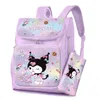 Kuromi Little White Gradually Changing Color Cartoon Fabric, College Student Backpack with Large Capacity Pen Bag, Weight Reducing backpack