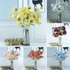 Decorative Flowers Simulated Peony Multi-color Wedding Holding Flower Shooting Props Party Home Dining Table Balcony Decoration Artificial