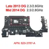 Placa -mãe original da placa -mãe para MacBook Pro retina 15 "A1398 Logic Board CPU I7 8GB 16GB 2012 2013 2014 2015 anos