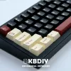 Tillbehör KBDIY 172 Keys/Set Gmk KeyCap Cherry Profile PBT ISO Black Gmk Rom Keycaps Custom för mekaniska tangentbordslock dubbelspel