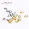 18K Gold Plated Brass Metal Smooth Pendant Bail For Necklace Making Pinch Bails For Pendants Clasps Hook Clips