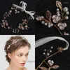 Hair Clips Barrettes Glitter Flower Headband Birthday Party Hoop Alloy Headwear Princess Band Costume Accessories Drop Delivery Jewelr Otuth