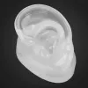 1pc Silicone Clear Modelo Prática Prática Ferramentas de piercings Ear Exibir ferramenta Jóias do corpo Modelo de orelha Ensino de aparelhos auditivos Fornecem suprimentos