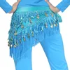 Шарф танца с кисточником с блестками для женщин, пояс для живота для взрослых, многоцветные костюмы, шарф бедра
