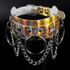 Chokers Gothic Black Spiked Punk Choker Kragen Spikes Nieten Nieten besetzt Chocker Halskette für Frauen Männer Bondage Cosplay Goth Je Dhgarden Dhbbi