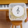Biljettinnehavare Premium Paper Pins Musik Symbol Form Slät användbar Dålig rostbeständig biljettstift