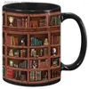 Muggar Mus Coffee Mu Readin Literary Motivational Novely Library Bookhelf Bookworm Book Lover Family Reader L49