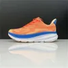 One 9 Clifton Bondi Laufschuhe 8 lebendige orange triple schwarze weiße Pfirsichpeitsche Küstenhimmel verschieben Sand Oliv Dunst Ozean Lila Mist Blau t u8l8#