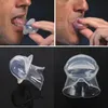 Silicona médica anti -ronquido lengua anti -ronquido apnea ayuda retenedor de la lengua anti -ronquido aparta