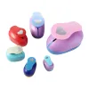 Rounder Puncher Children Heart-shaped 9-75mm Hole Puncher Punches Maker Embossing Punches Scrapbooking Machine School Supplies