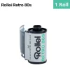 Камера 110Rolls Rollei Retro 80S 135 35 -мм черно -белая пленка с негативной пленкой 36 (Дата истечения срока действия: январь 2025 г.)