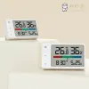 Miaomiaoce Thermometer Hygrometer Feuchtigkeitsmesser Multifunktionaluhr für Home Mini-Temperaturfeuchtigkeitssensor