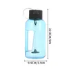 Tragbare Wasserflasche mit Filterstrohkocha -Rohr mit großer Kapazitätskessel 240409