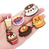 1pcs croc Schuhschuh Charms Food Series Schuhe Blumenzubehör Pins für Croc Personalisierte Garten Ornamente Schuhe Dekorative Schnalle